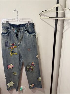 Jeans Blue velvet
